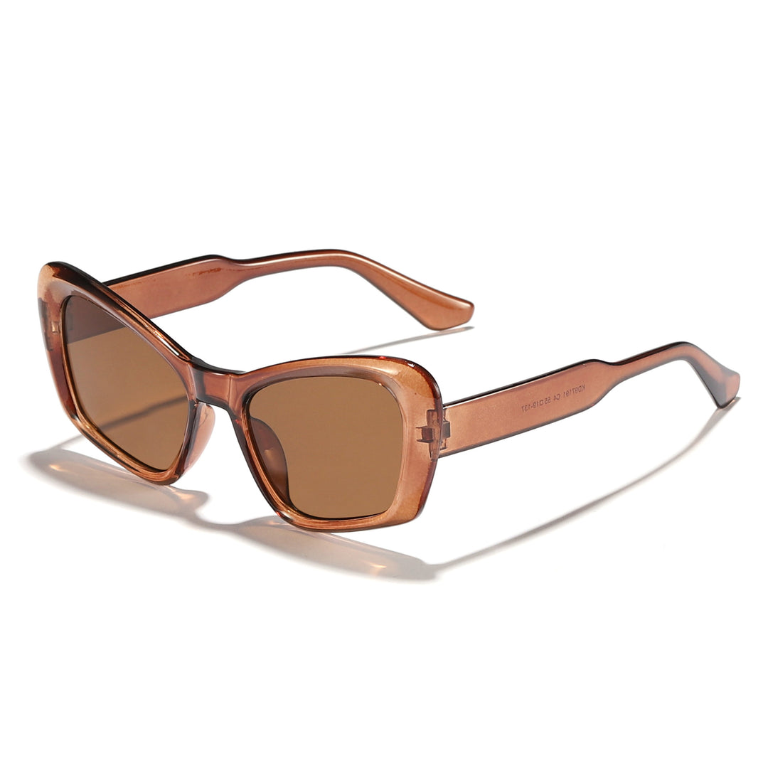 Dame designer solbrille i den gjenkjennelige retro-stilen Skanto
