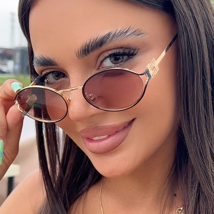 Women's elegant oval sunglasses Skanto
