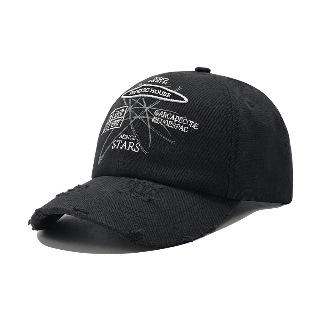Dame casual og stilfull cap med broderi-design Skanto