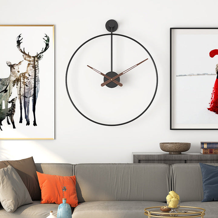 Skanto | Minimalist 16-tommers veggklokke – Moderne stille sveip-design