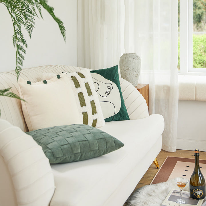 Women Decorative Pillowcase with modern minimalism and unique art design Skanto