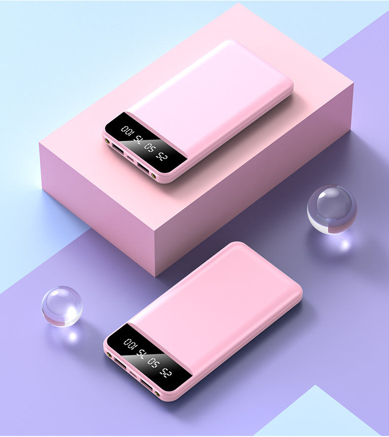Bærbar powerbank med digital smart skjerm og rask ladingshastighet Skanto