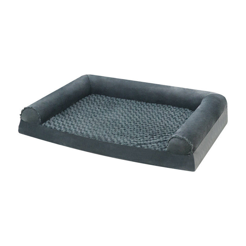 Unisex ortopedisk premium hundepute med kosetopp Skanto