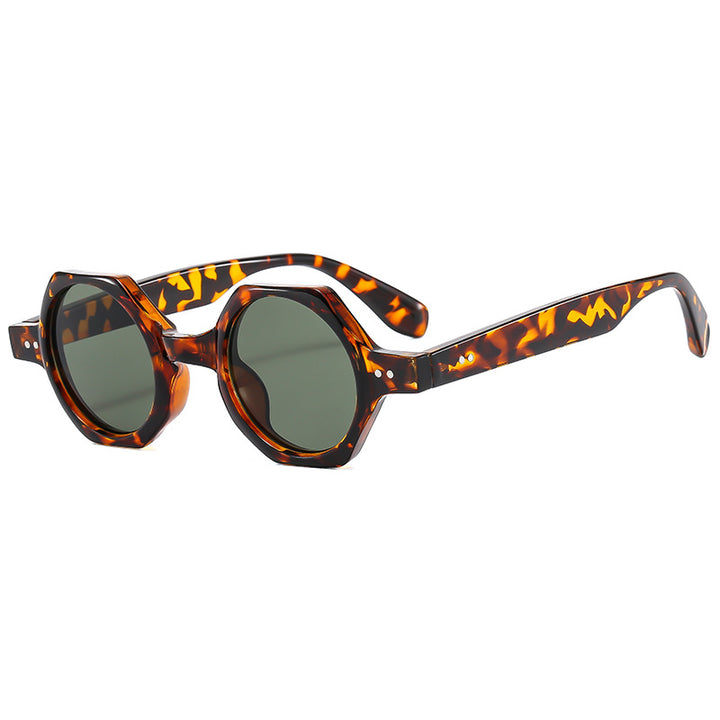 Dame Geometrisk solbrille i iøynefallende design Skanto