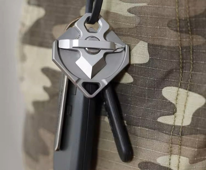 Skanto | Titanium EDC Multi-verktøy - Skrutrekker, Skiftenøkkel, Kul Pendel