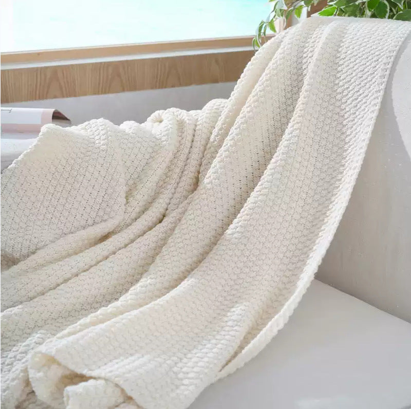 Kvinne Elegant Vaffelstruktur Teppe Skanto