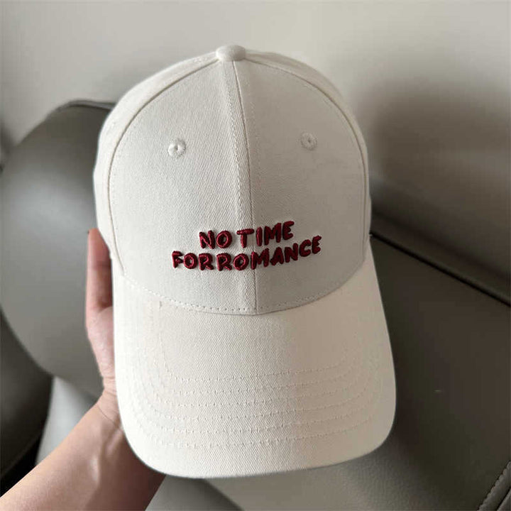 Kvinnens Casual Cap med Motiverende Broderi Skanto
