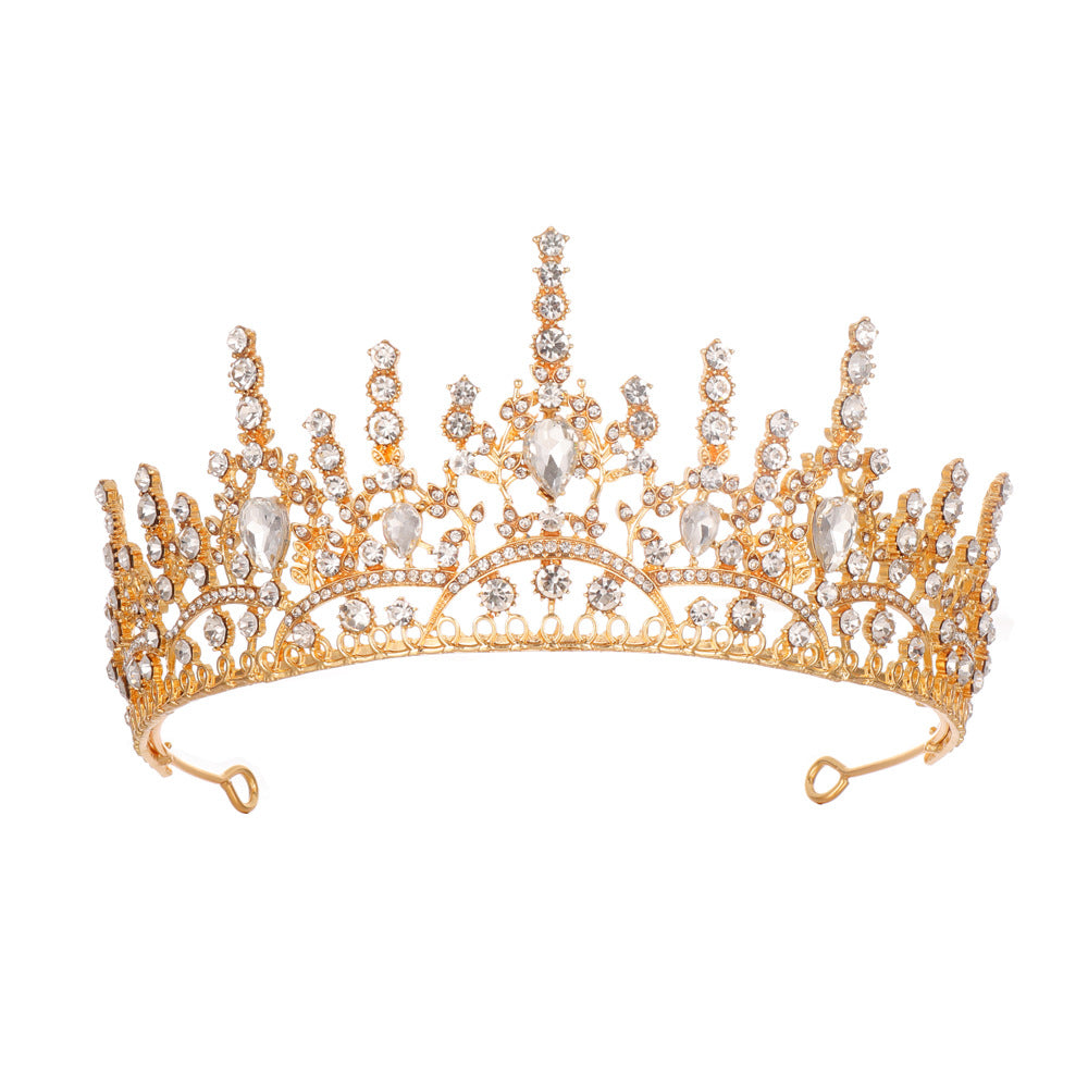 Dame Elegant Tiara med glitrende krystaller Skanto
