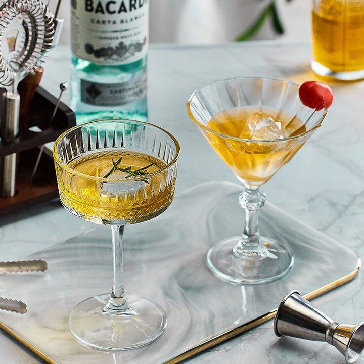 Mønstret Martini Cocktail Glasser | Skanto