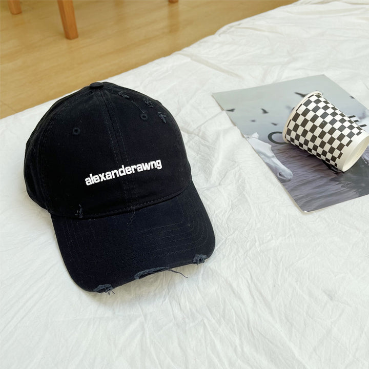 Unisex Slittet Bomull Baseball Caps Skanto