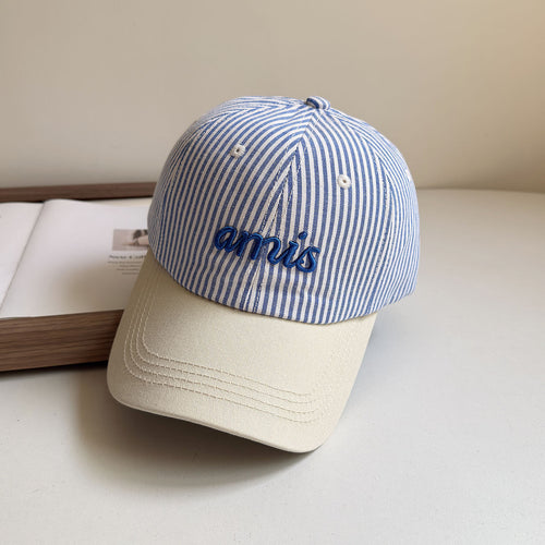 Kvinne Stripete Kategorisk Baseball Caps Skanto