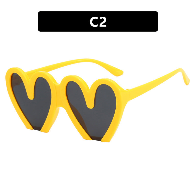 Dame hjerteformet solbrille Skanto 1780928954