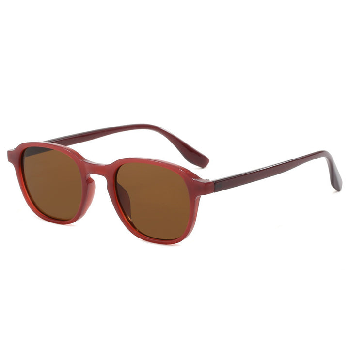 Dame moteriktig solbrille i oval design Skanto