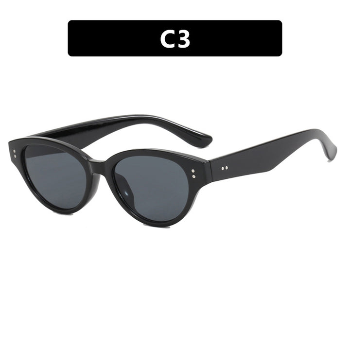 Women's stylish Cat-Eye glasses with elegant plastic frame Skanto