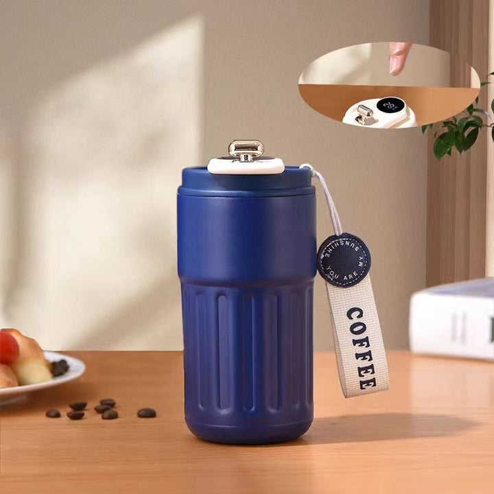 Unisex isolert kaffekopp med praktisk lokk Skanto