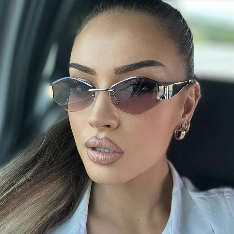 Women's fashionable sunglasses with elegant octagonal frame and UV protection Skanto