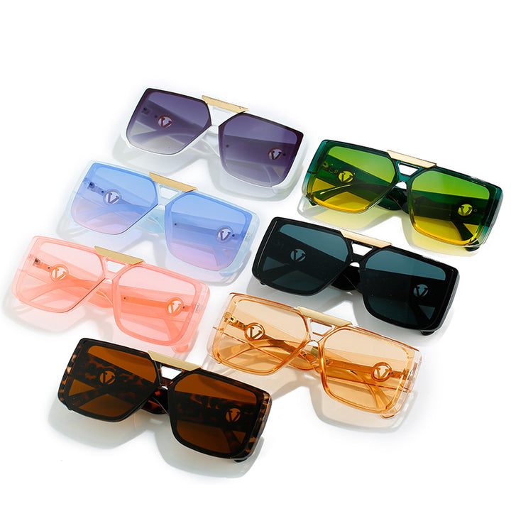 Dame elegant firkantet solbrille Skanto