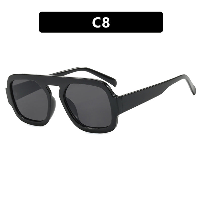 Women's trendy sunglasses with a distinct angular design and UV protection Skanto