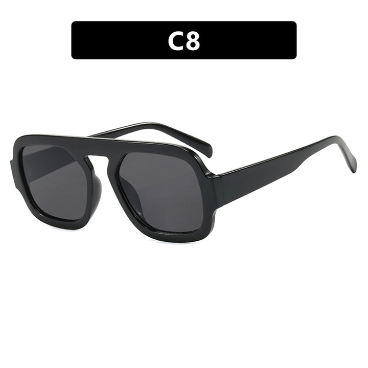 Women's trendy sunglasses with a distinct angular design and UV protection Skanto