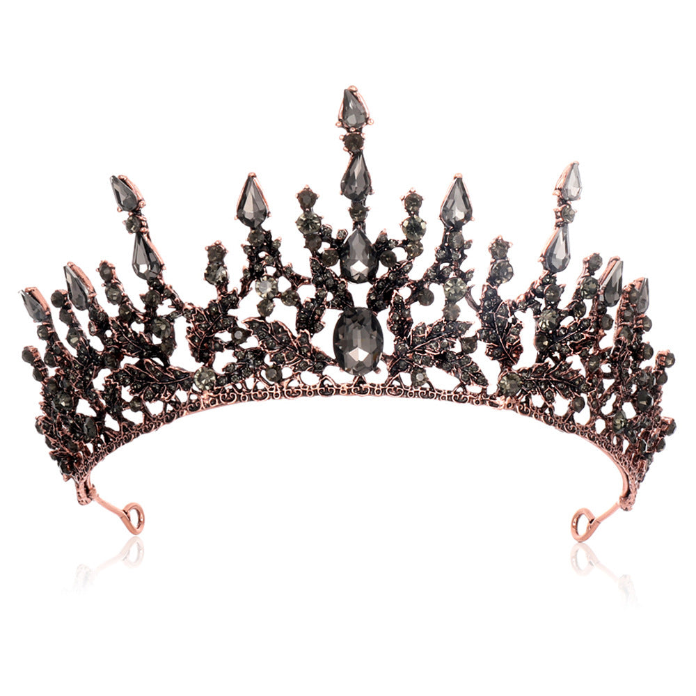 Dame Elegant Tiara med glitrende krystaller Skanto