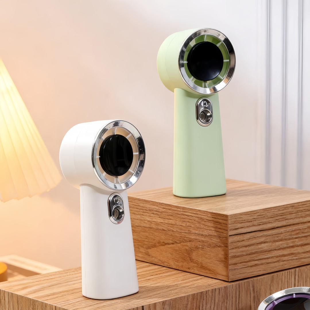 Kvinners bærbare mini håndvifte med USB-lader og ergonomisk design Skanto