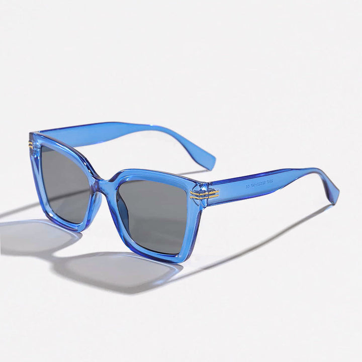 Damer trendy kvadratisk solbrille med elegant ramme Skanto