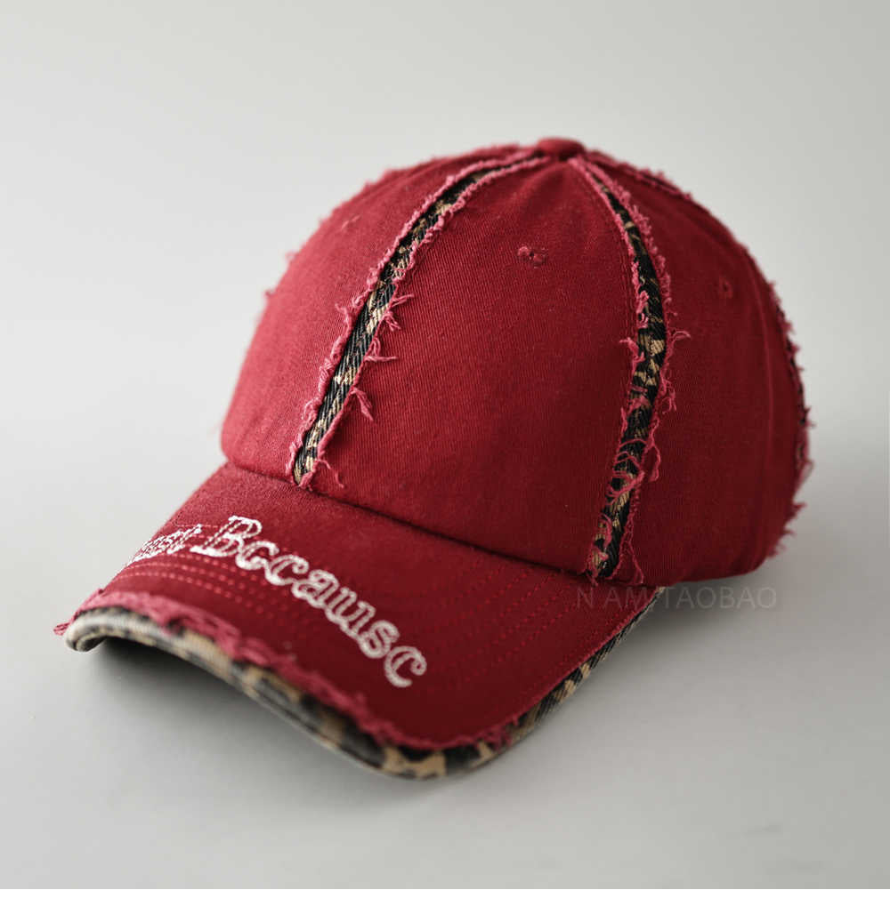 Men's Distressed Vintage-Inspirert Baseball Cap Skanto