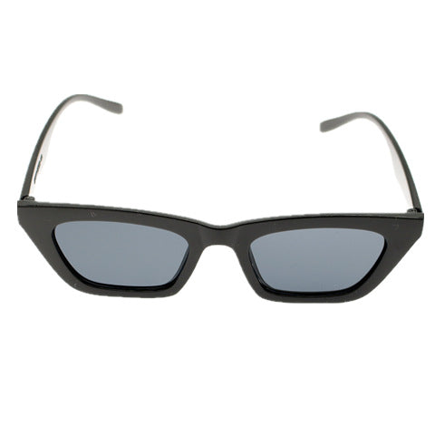 Dame geometrisk solbrille med raffinert plastikkramme Skanto