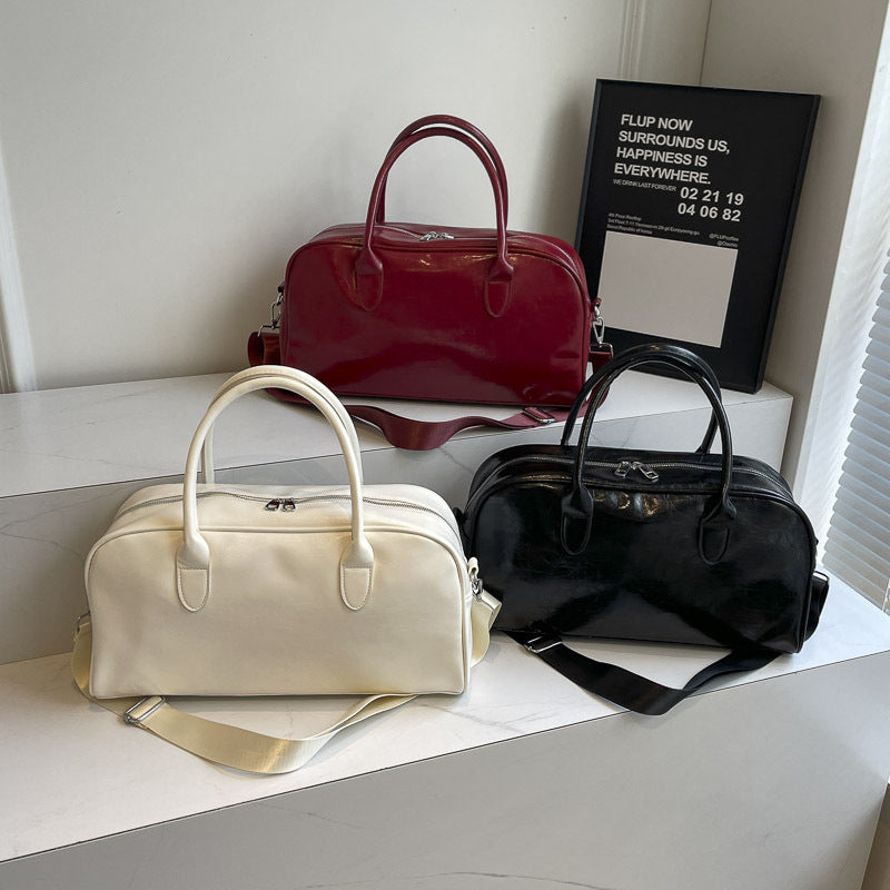 Elegant helgetaske i vintage-stil Skanto