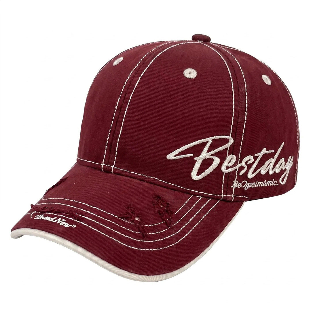 Herre Slitt Casual Bomulls Baseball Caps Skanto