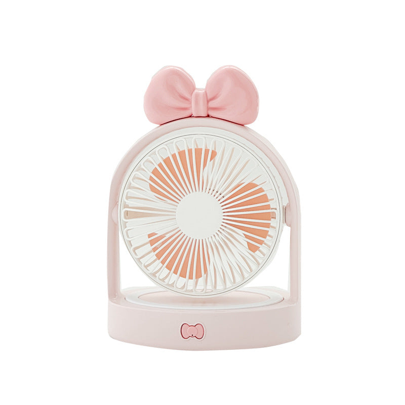 Unisex Bærbar Mini-Vifte i elegant Blomdesign Skanto