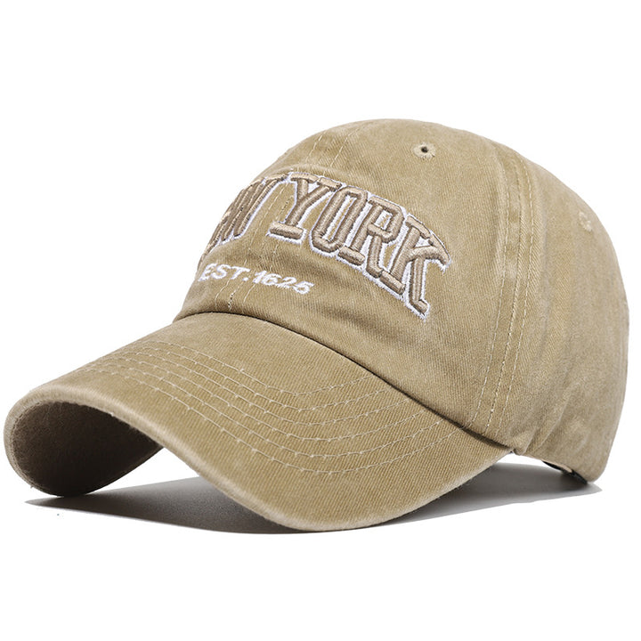 Men's Distressed Embroidered Dad Hat Skanto
