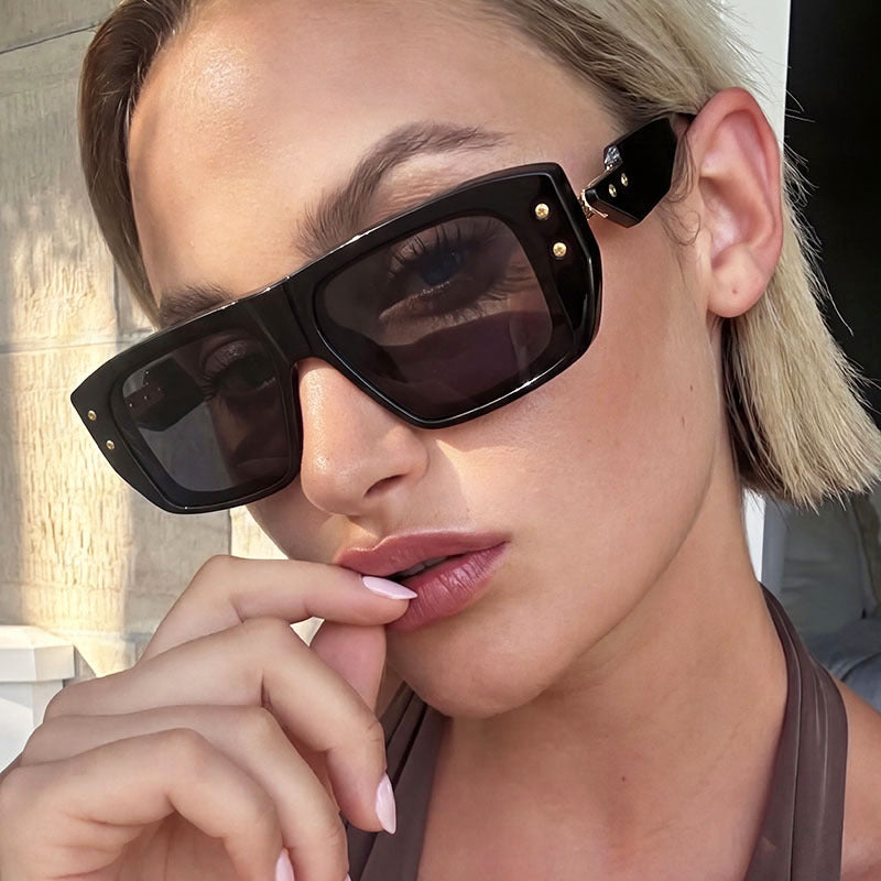 Women's fashion square glasses with multi-colored transparent frame Skanto