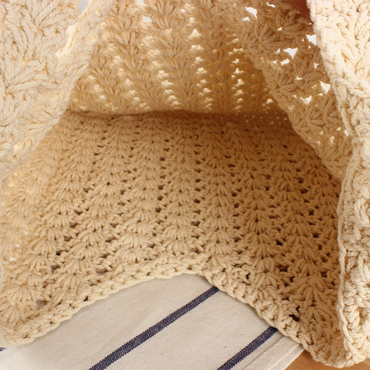 Modern mesh tote bag with elegant drawstring Skanto