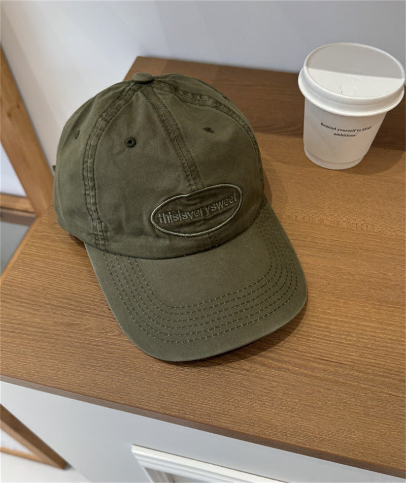 Herre Casual Slitt Bomull Baseball Caps Skanto
