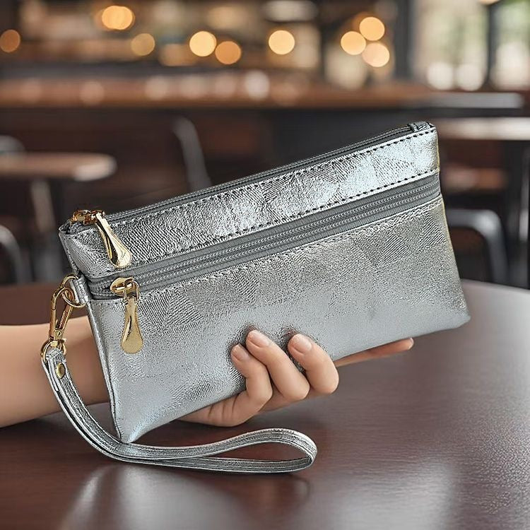 Elegant Clutch Med Praktisk Glidelås Skanto