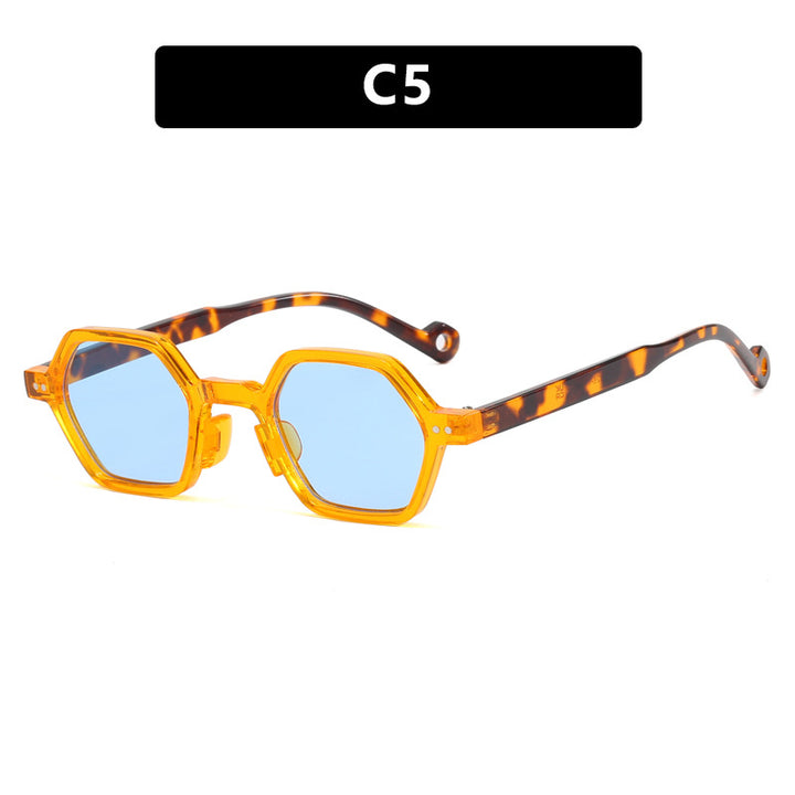 Women's hexagonal sunglasses in modern design with protective lenses Skanto