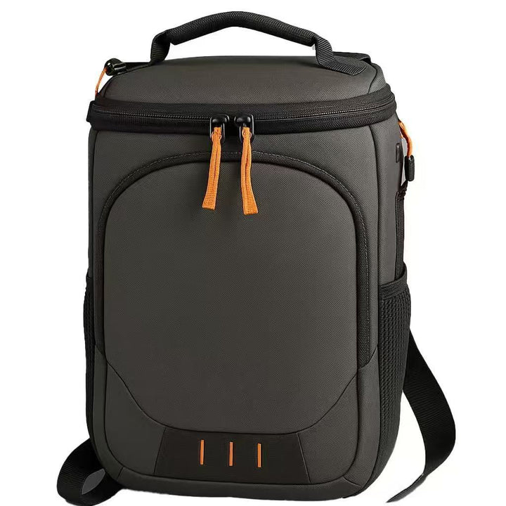 Unisex insulated lunch backpack with cooling skirt, front pocket and adjustable shoulder straps Skanto