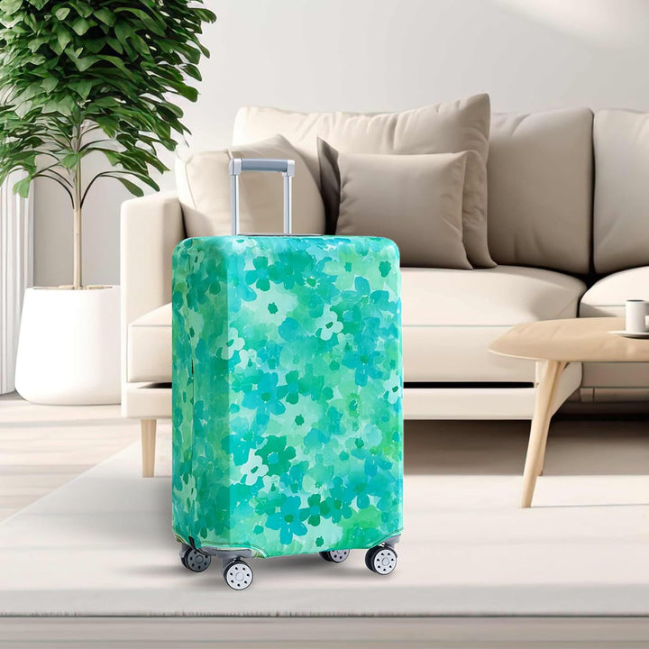 Unisex nan elastisk kofferdeksel med verdensreise motiv for hardt skall trolley og spinnerhjul Skanto