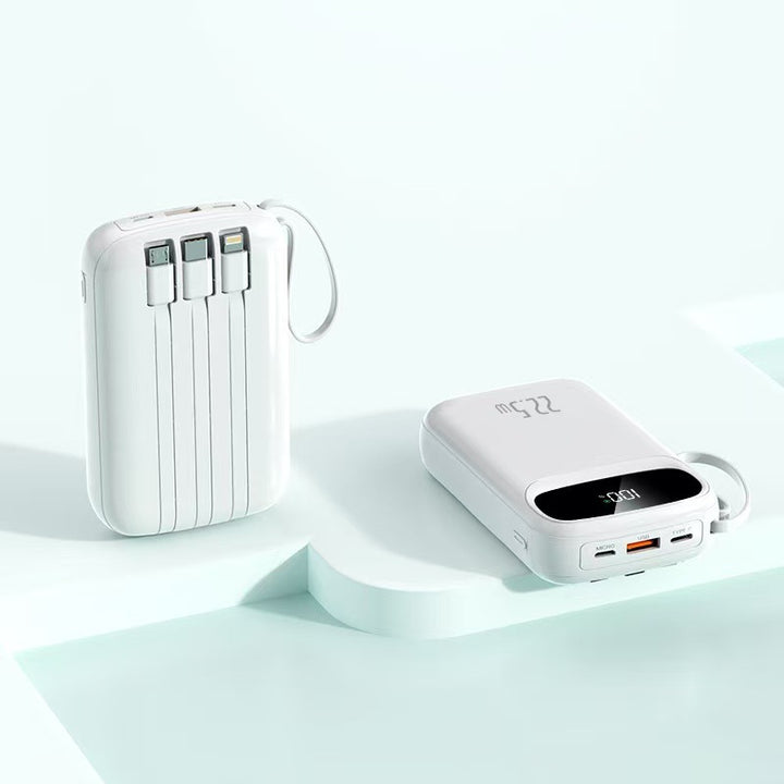 Multifunksjons Powerbank med Innebygd Lcd-Skjerm Fra Skanto