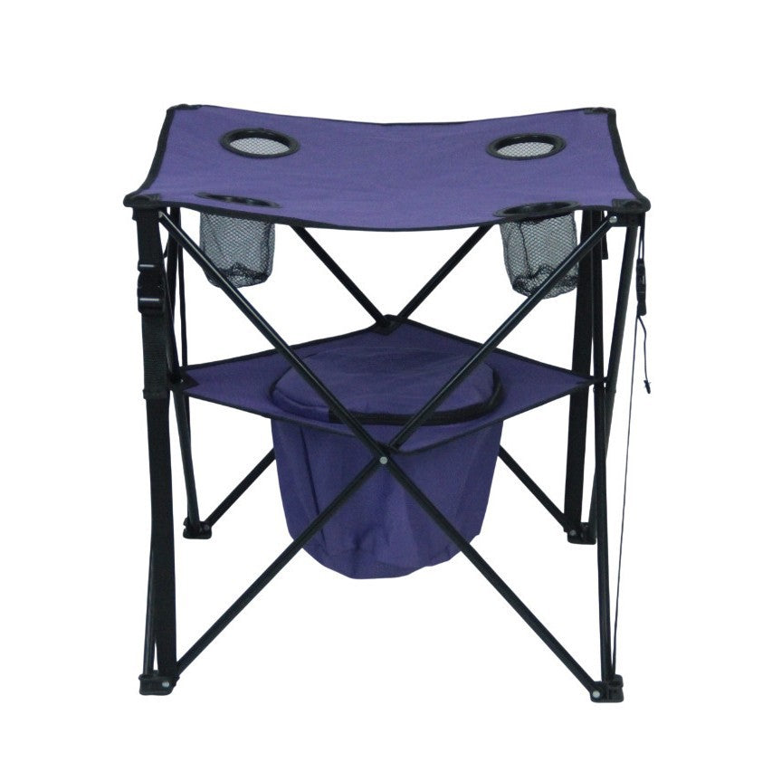 Camping Table with Integrated Drink Holders Skanto