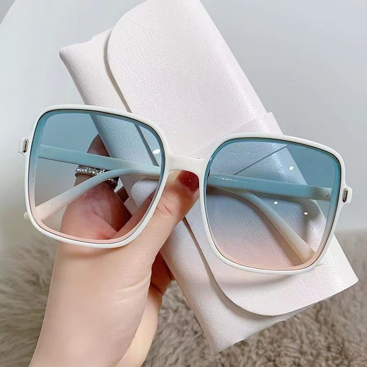 Dame kvadratisk oversized solbrille med integrert UV-beskyttelse Skanto