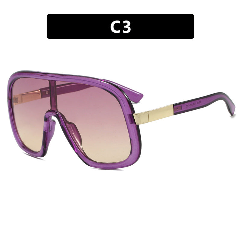 Women's oversized sunglasses in elegant retro design Skanto