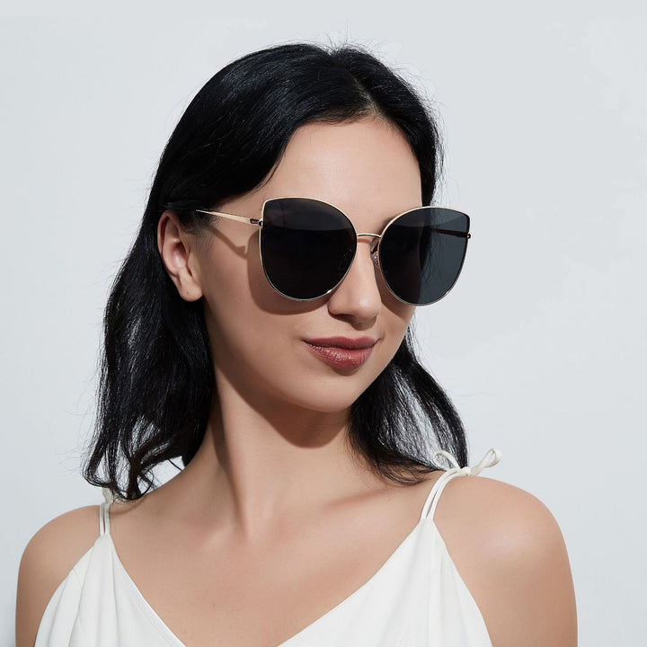 Damer Cat-Eye solbriller Skanto