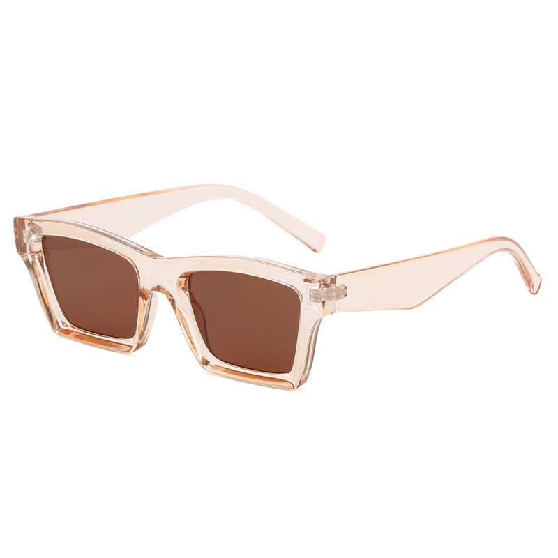 Dame trendy solbriller med bred ramme Skanto