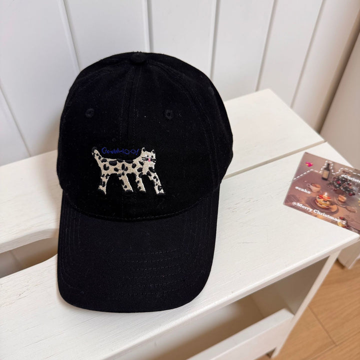 Kvinne Søt Grafisk Brodert Baseball Caps Skanto