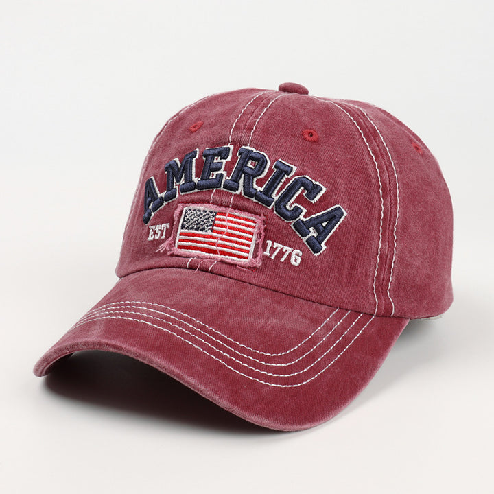 Herre Vintage-Inspirert Brodert Baseball Caps Skanto