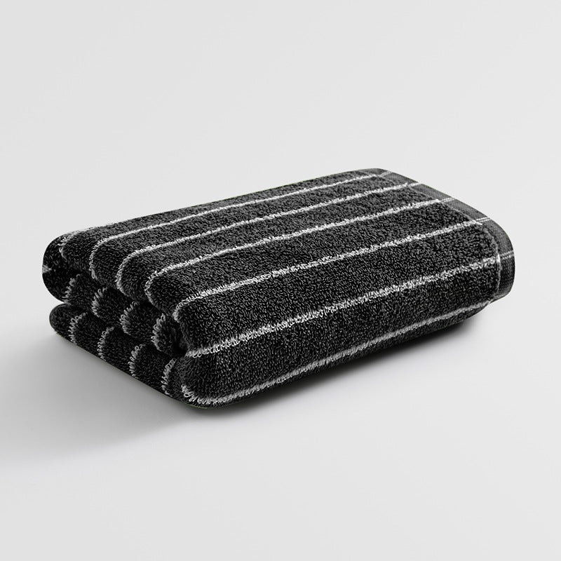 Dame fløyels-håndkle med stripete design Skanto