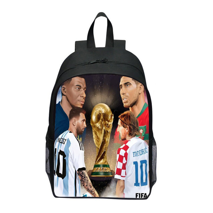 Ryggsekk med iøynefallende sportmotiv Skanto