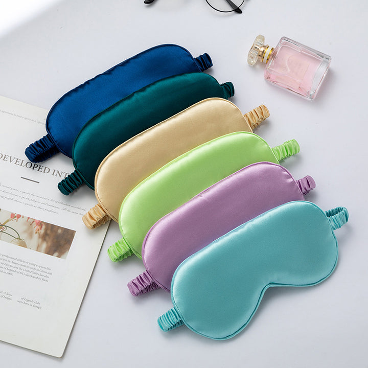 Unisex nan luksuriøs sateng øyemaske med justerbart elastisk bånd og myk polstring Skanto